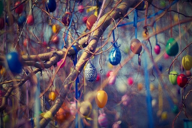 Osterstrauch, the German egg tree for Easter