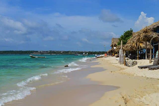 Plage de Cartagène, Colombie - Podcast el verano con VivaLing