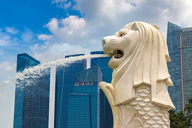 The Lion, symbol of Singapore