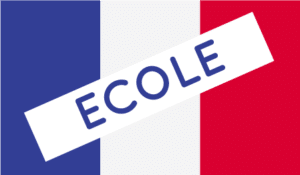 Drapeau français - école